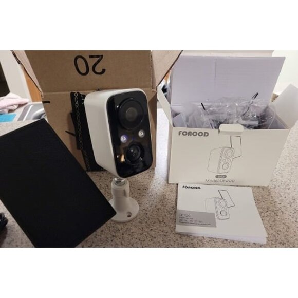 New Solar Panel Security Cameras Wireless Outdoor - Battery Powered Camera - Picture 1 of 1